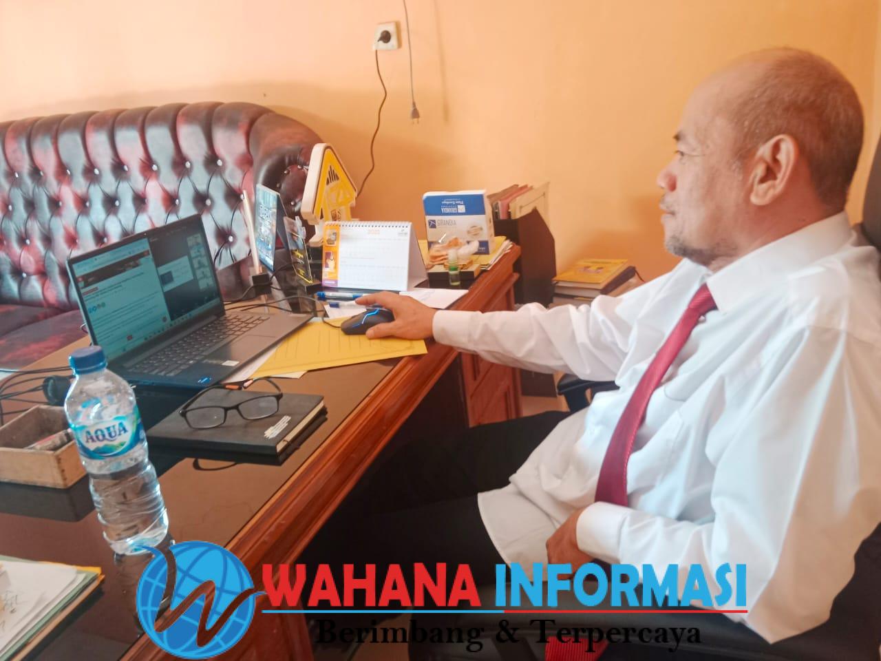 Camat Jampangkulon Ikuti Pelatihan Coaching dan Mentoring Skill Melalui Zoom Meeting