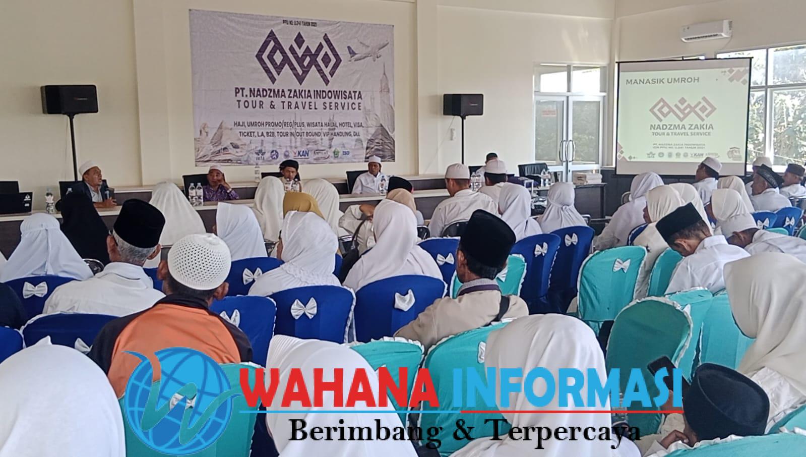 PT Nadzma Zakia Tour dan Travel Service Pajampangan Gelar Manasik Akbar Diikuti 200 Jamaah