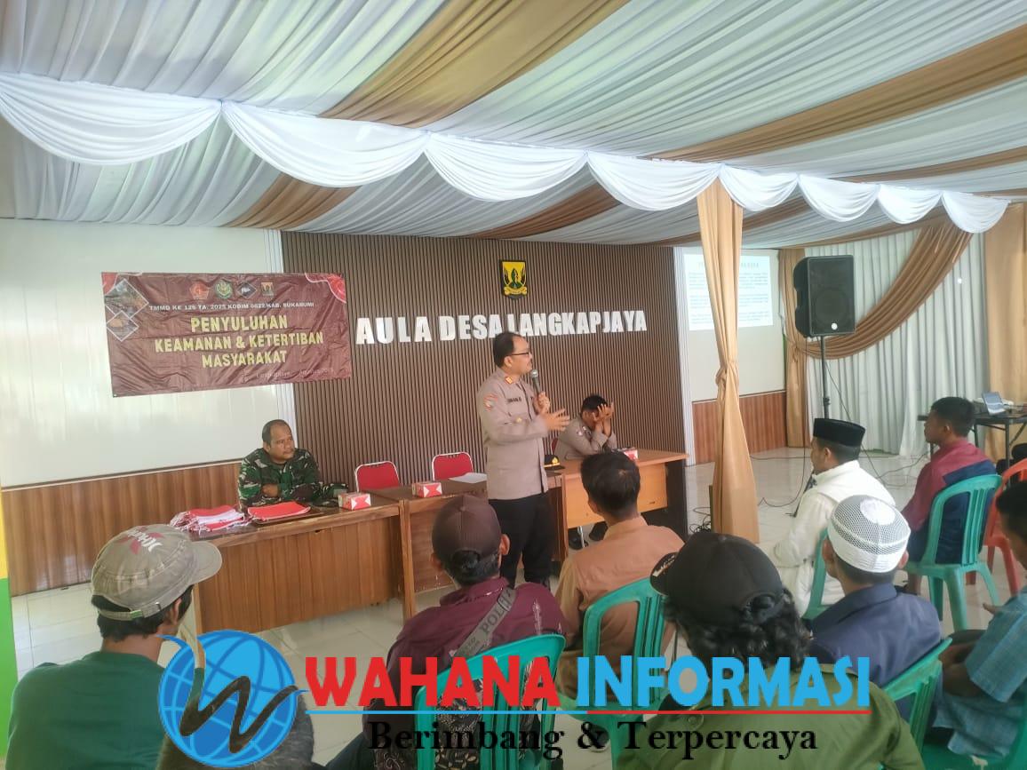 TNI–Polri Satgas TMMD Ke-125 Kodim Kabupaten Sukabumi, Bersatu Menjaga Harkamtibmas