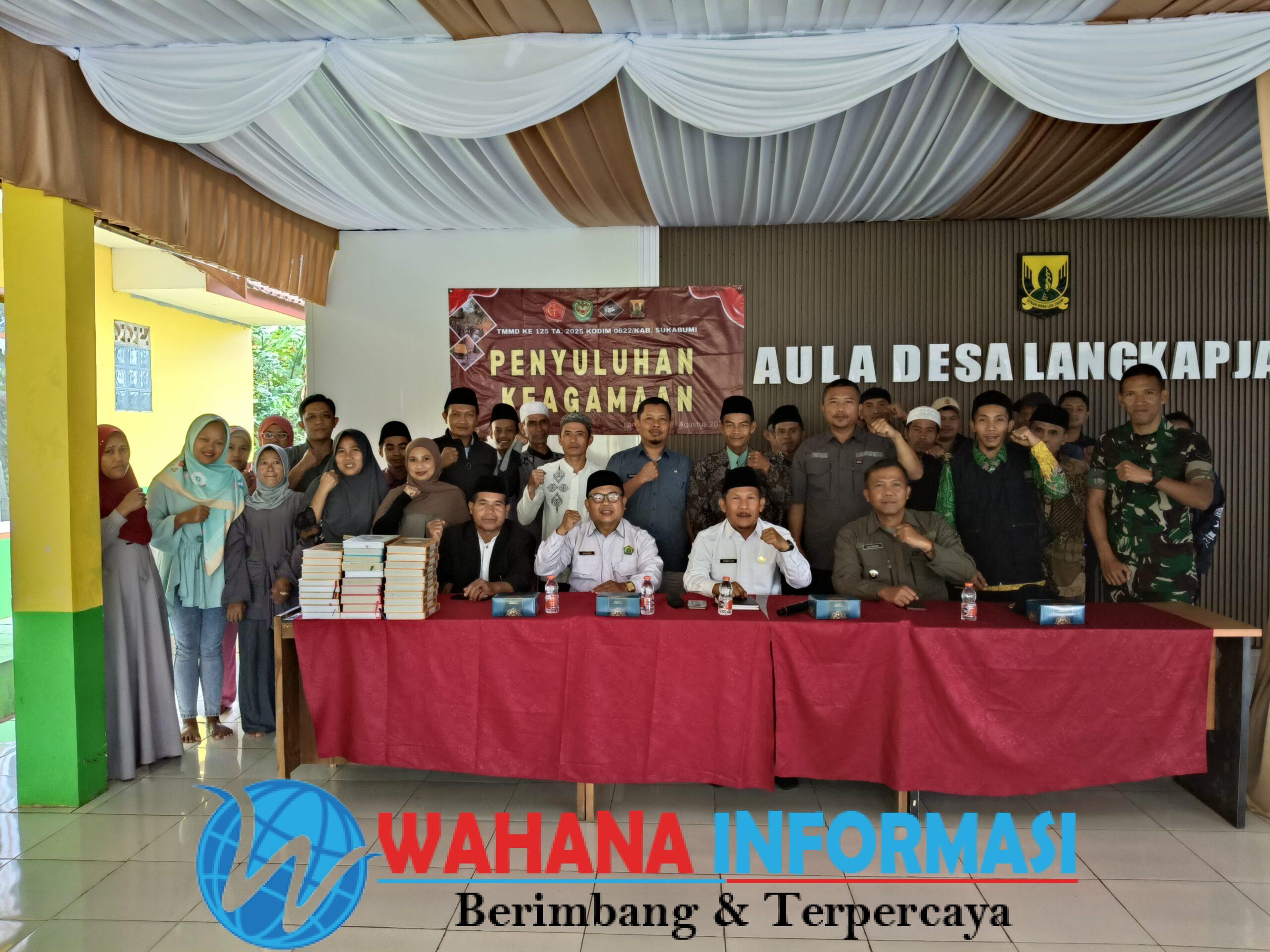 TMMD ke-125 Kodim 0622 Kab Sukabumi Berkobar Harmoni dan Toleransi Jadi Benteng NKRI
