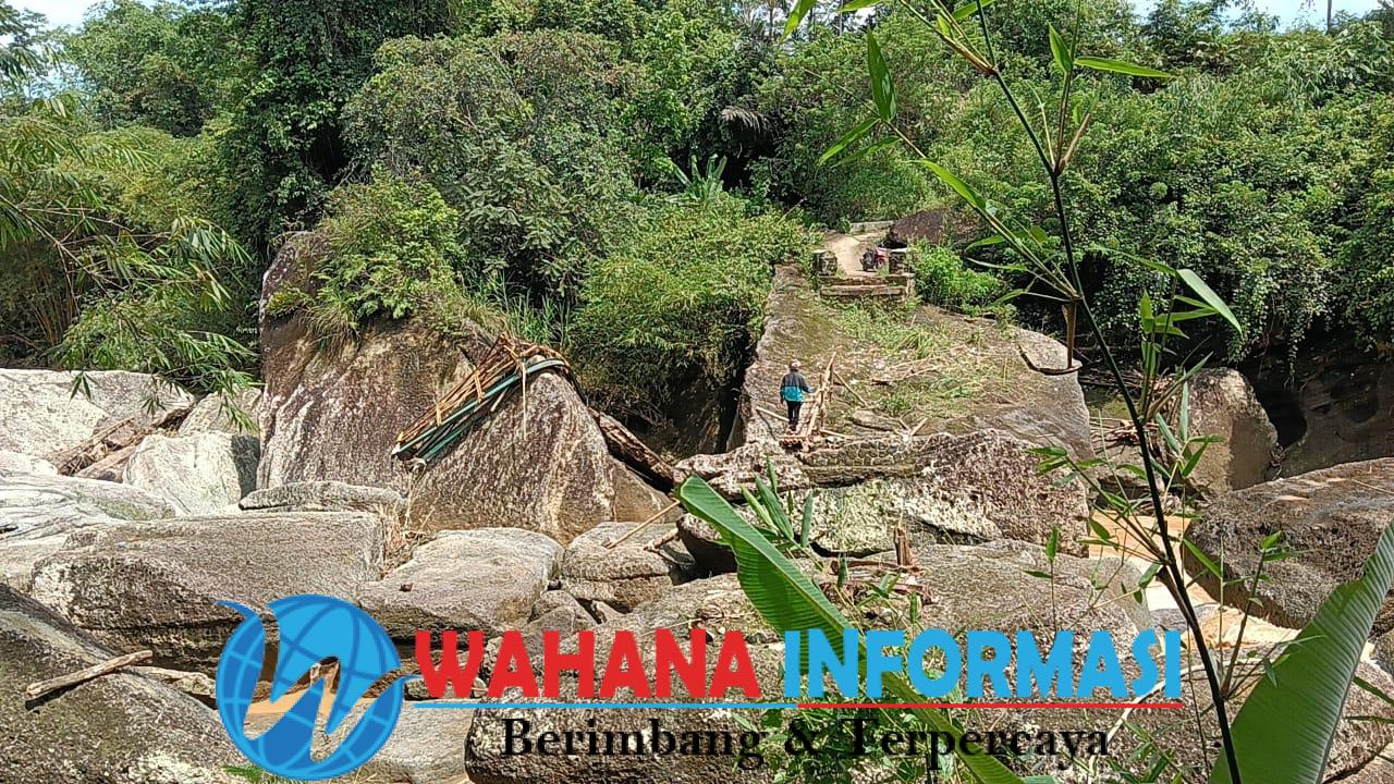 Jembatan Guha Monyet di Sukabumi Putus Diterjang Banjir, Ekonomi dan Pendidikan Terganggu